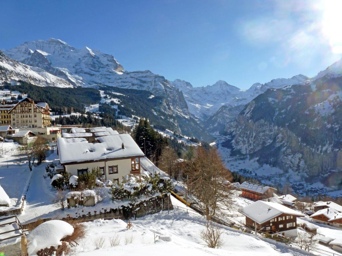 Apartment Im Gruebi-1 By Interhome Wengen Exteriér fotografie